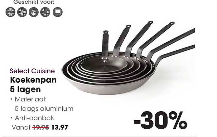 Select Cuisine Koekenpan 5 lagen