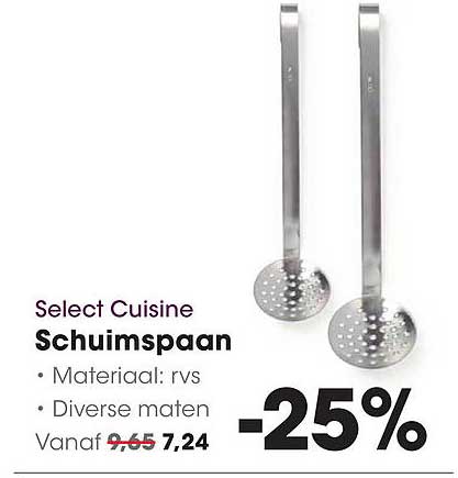 Select Cuisine Schuimspaan