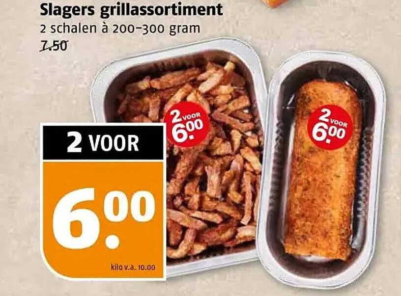 Slagers grillassortiment