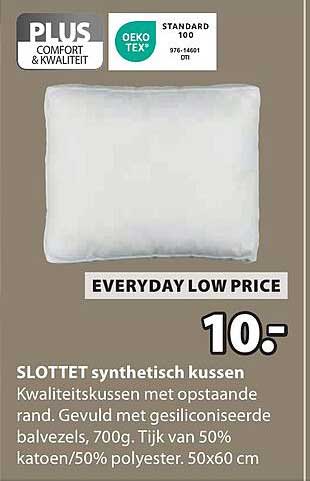 SLOTTET synthetisch kussen