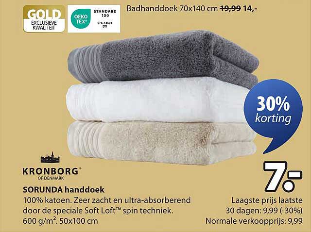 SORUNDA handdoek