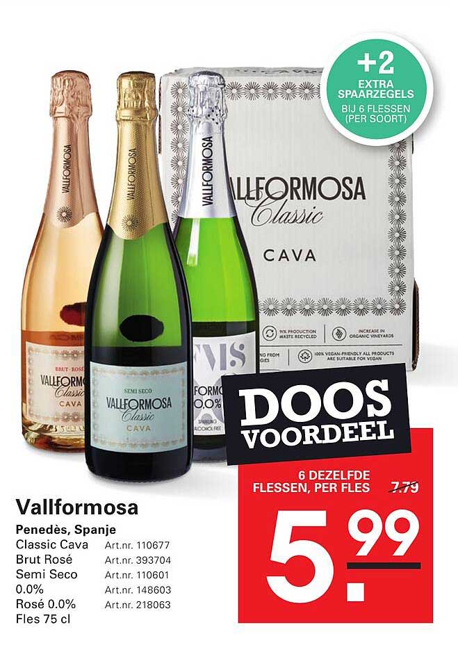 Vallformosa Cava - Doosvoordeel