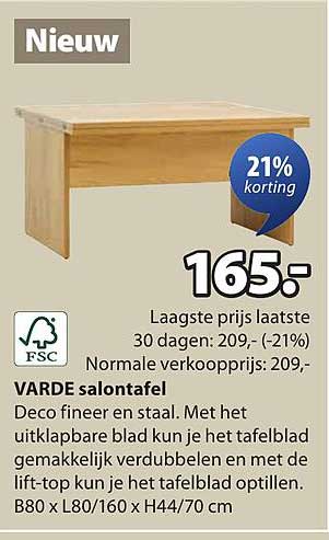 VARDE salontafel