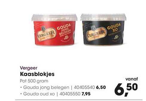 Vergeer Kaasblokjes