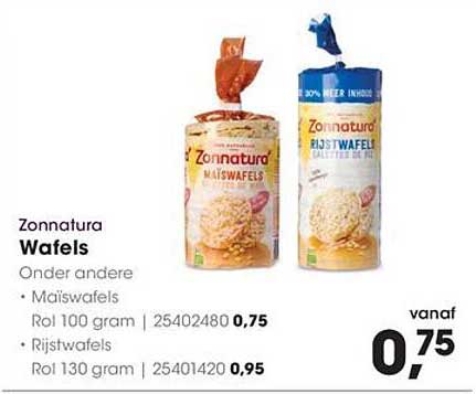Zonnatura Wafels