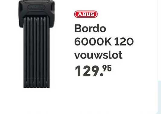ABUS Bordo 6000K 120 vouwslot
