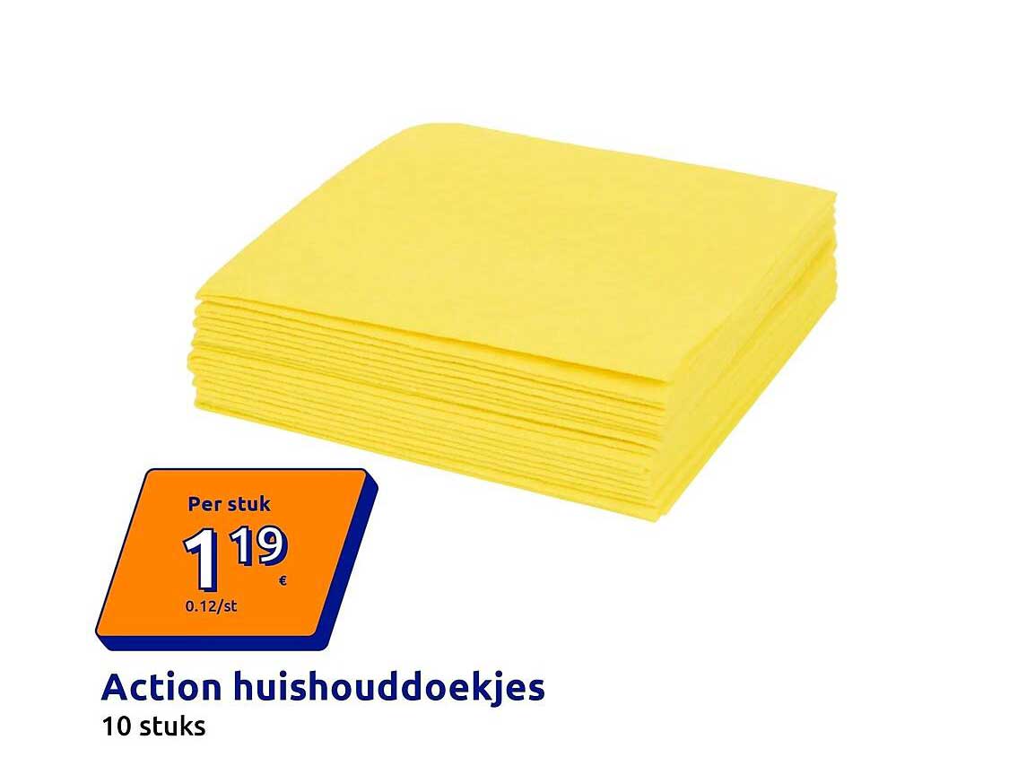 Action huishuiddoekjes 10 stuks