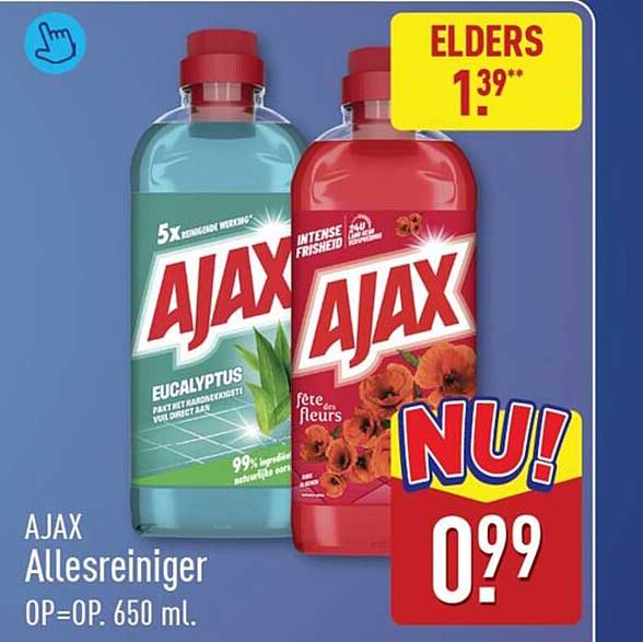 AJAX Allesreiniger OP=OP. 650 ml.