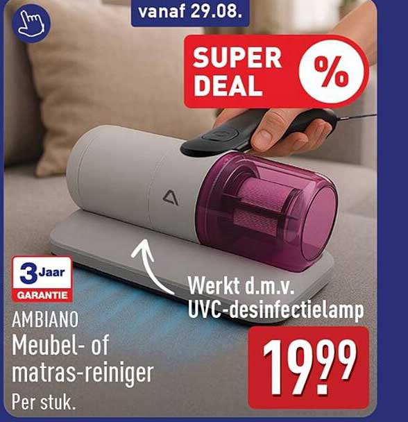 AMBIANO Meubel- of matras-reiniger Per stuk. Super deal