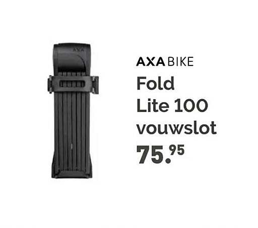 AXA BIKE Fold Lite 100 vouwslot