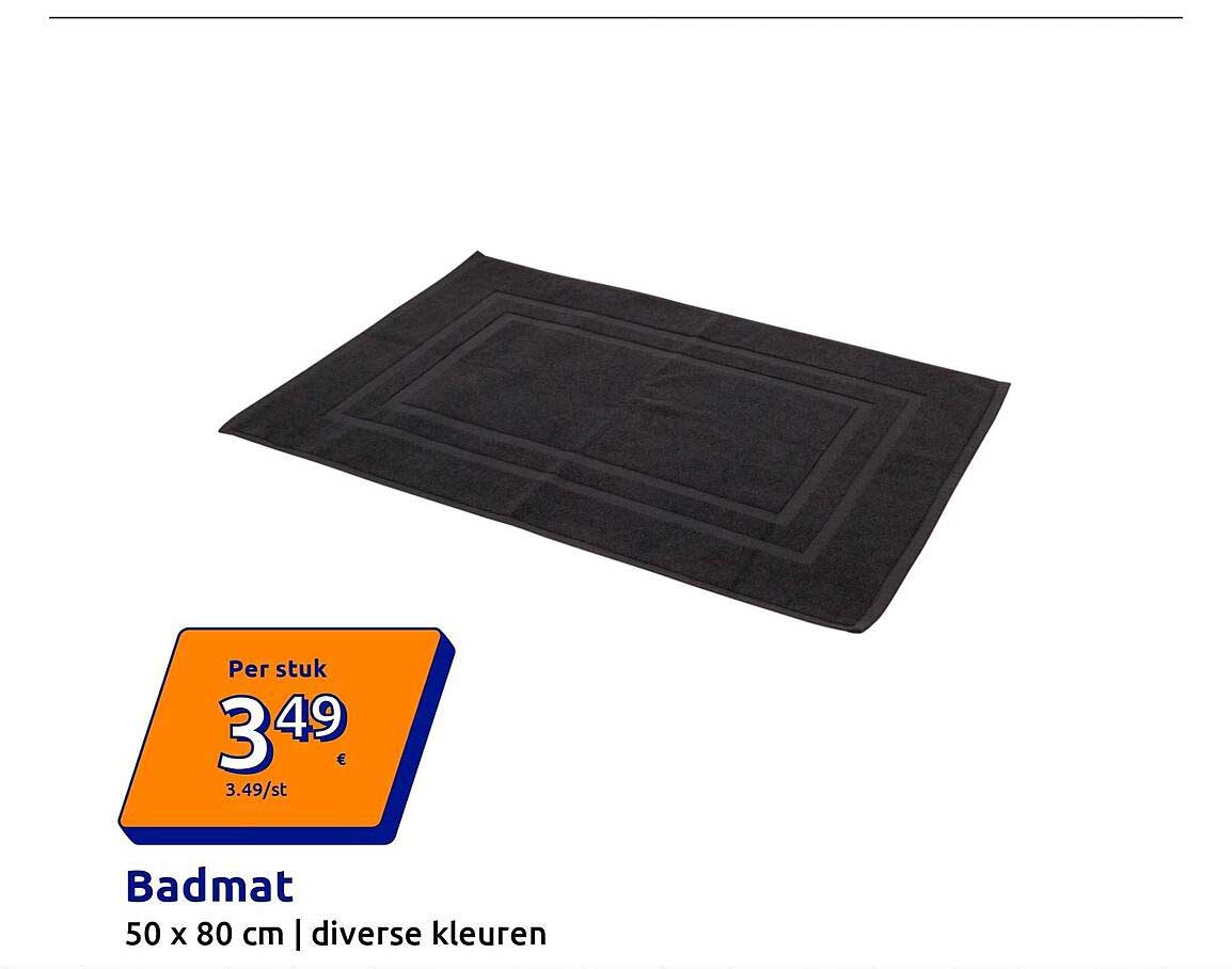 Badmat 50 x 80 cm | diverse kleuren