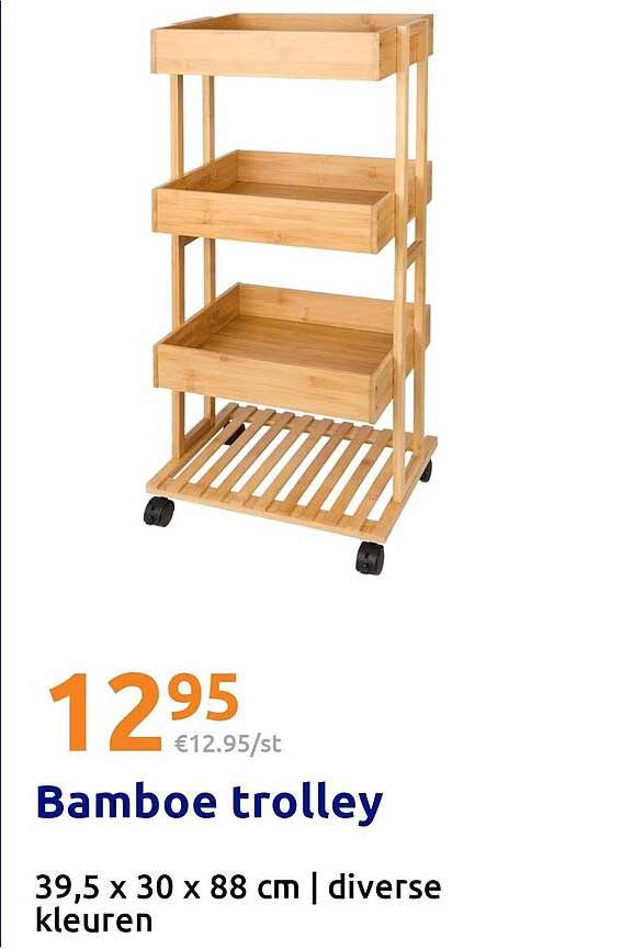 Bamboe trolley