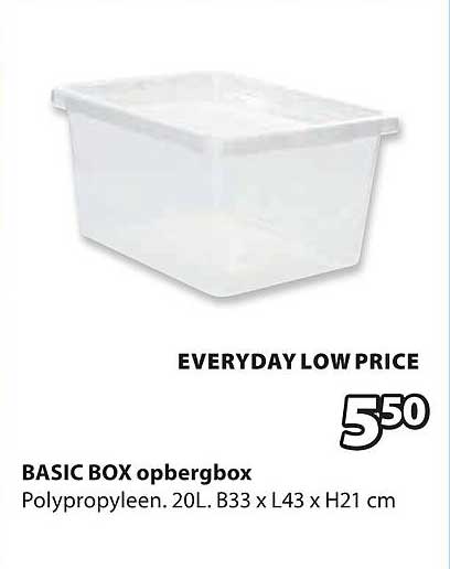 BASIC BOX opbergbox