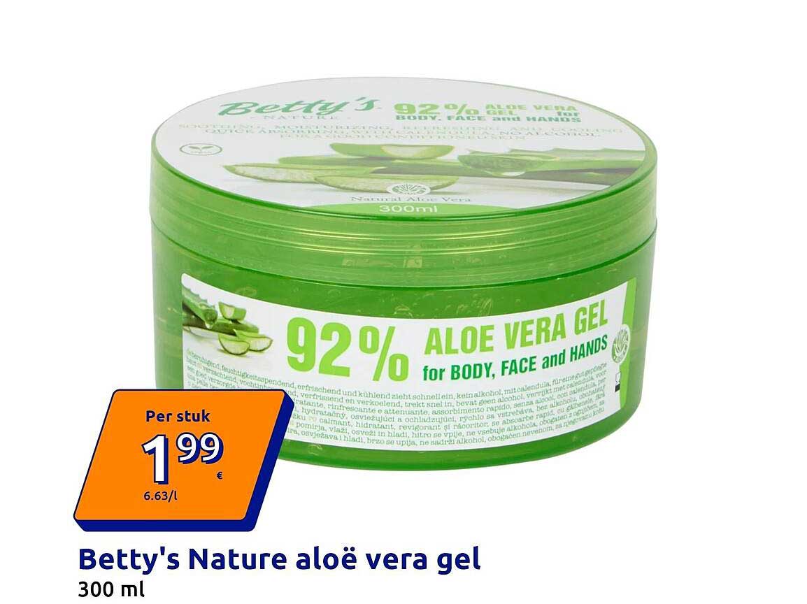 Betty's Nature aloë vera gel