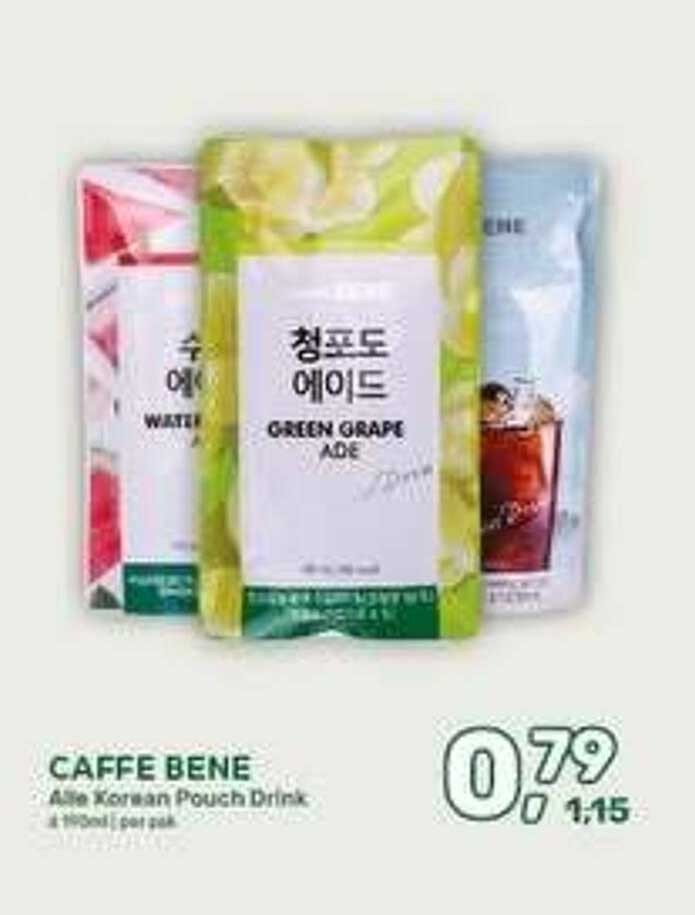 CAFFE BENE Aloe Korean Pouch Drink
