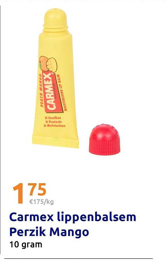 Carmex lippenbalsem Perzik Mango