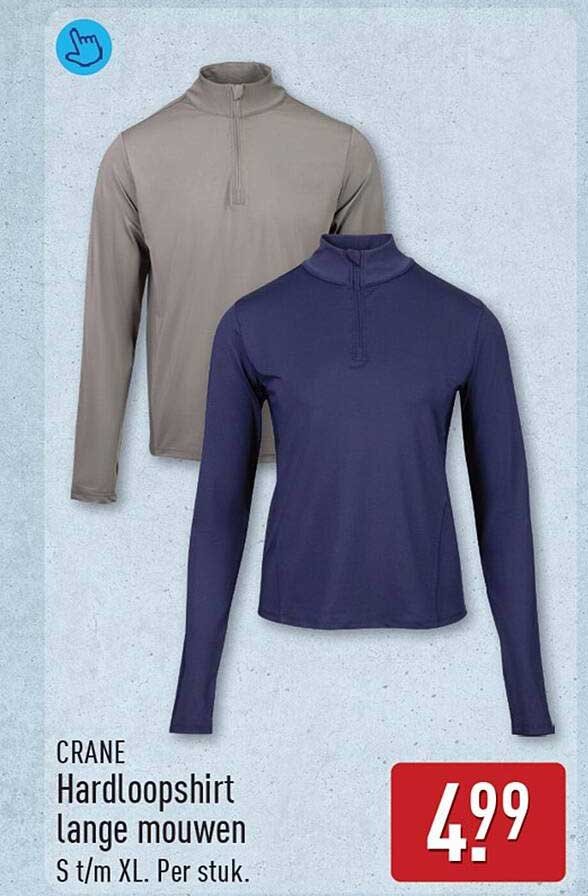 CRANE Hardloopshirt lange mouwen