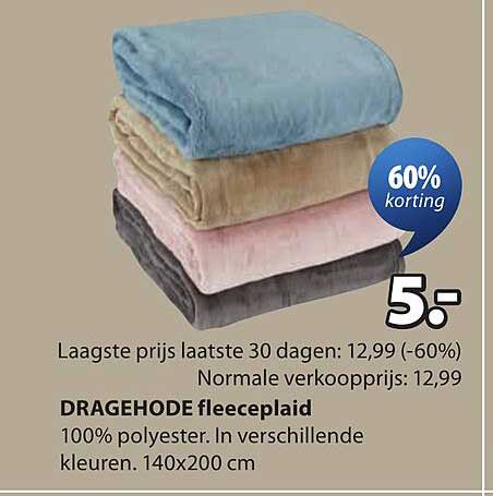 DRAGEHODE fleeceplaid