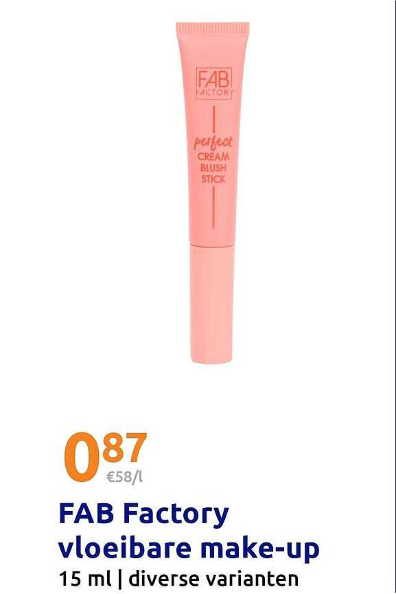 FAB Factory vloeibare make-up 15 ml | diverse varianten