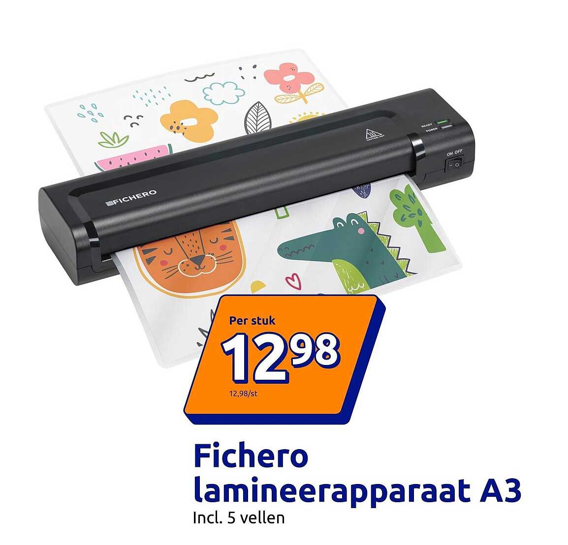 Fichero lamineerapparaat A3 Incl. 5 vellen