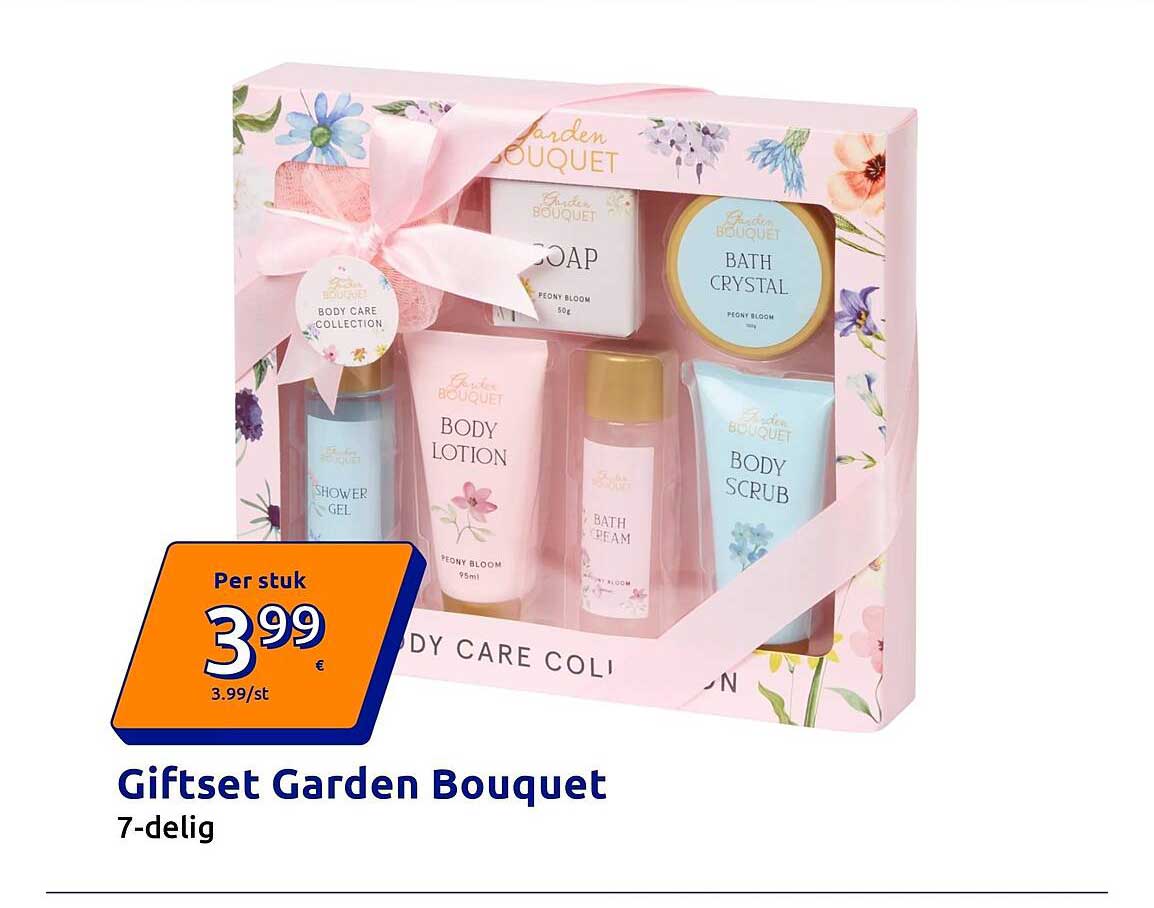 Giftset Garden Bouquet 7-delig