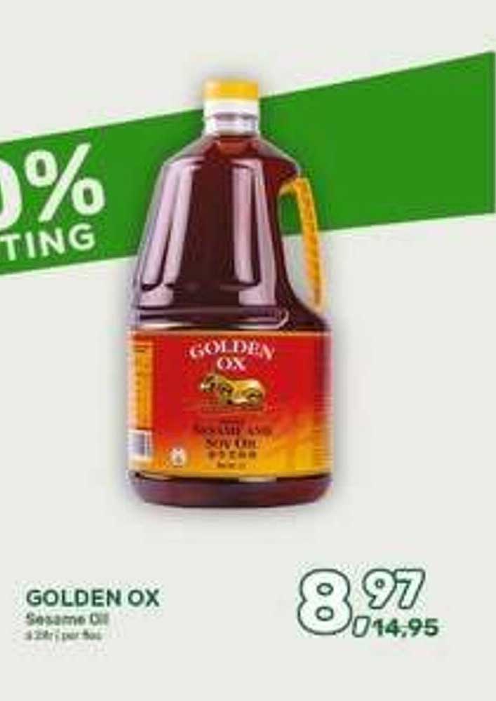GOLDEN OX Sesame Oil 1.89L | per stuk