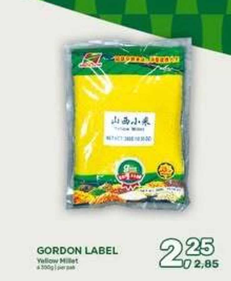 GORDON LABEL Yellow Millet 4 x 500g | 2e 2,85
