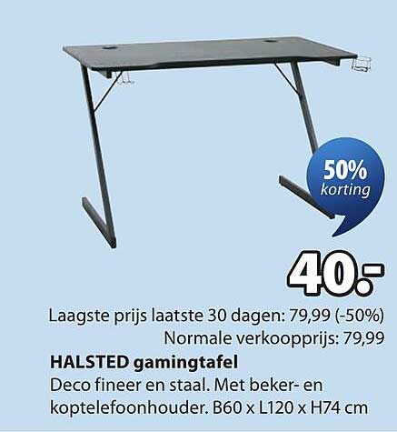 HALSTED gamingtafel