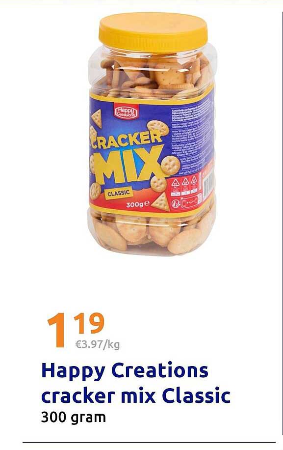 Happy Creations cracker mix Classic 300 gram