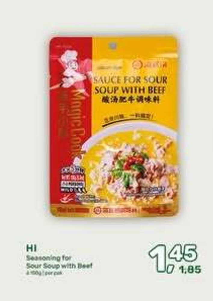 Hi Seasoning for Sosir Soup with Beef