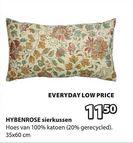 HYBENROSE sierkussen