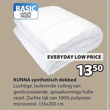 KUNNA synthetisch dekbed