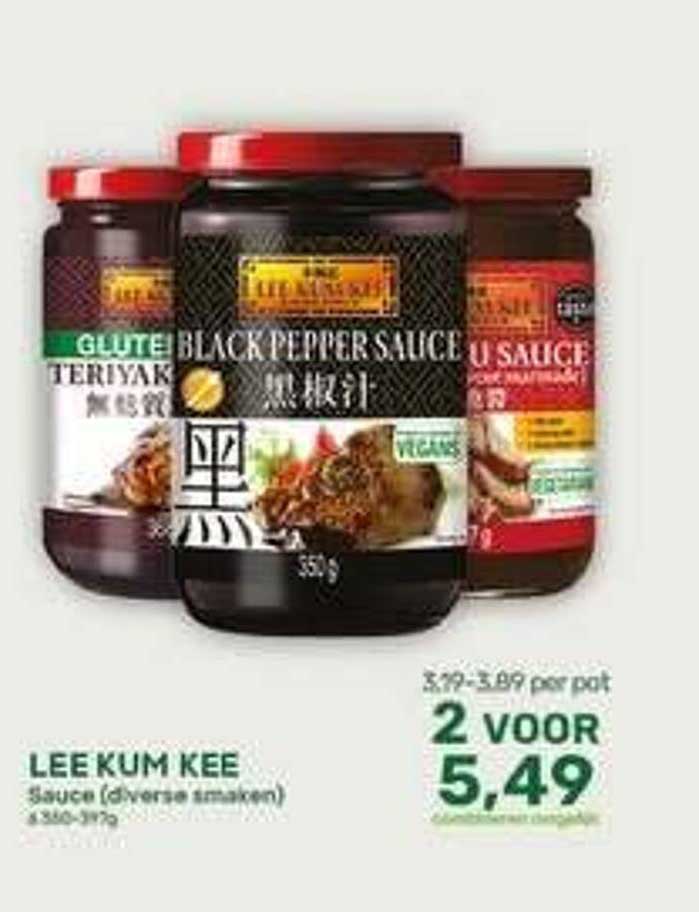 LEE KUM KEE saus (diverse smaken) 2 VOOR 5,49