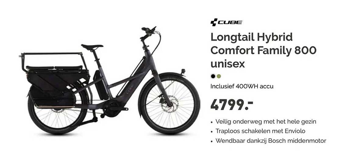 Longtail Hybrid Comfort Family 800 unisex