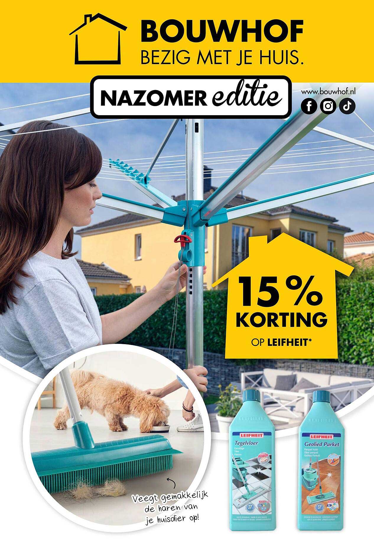 NAZOMER editie 15% KORTING OP LEIFHEIT*