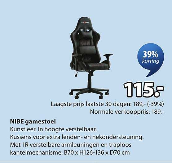 NIBE gamestoel