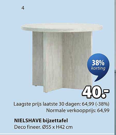 NIELSHAVE bijzettafel