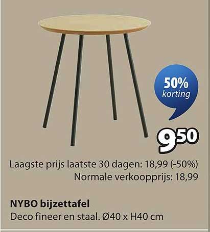 NYBO bijzettafel