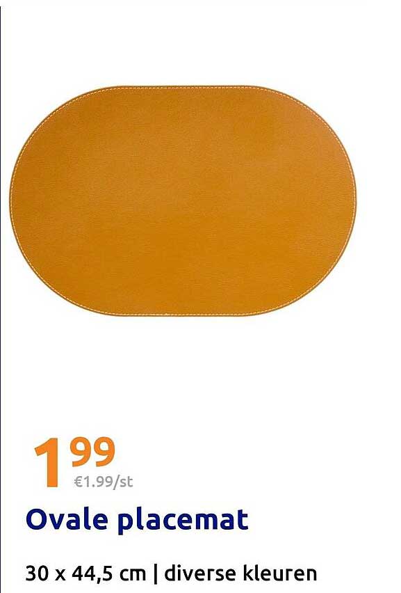 Ovale placemat