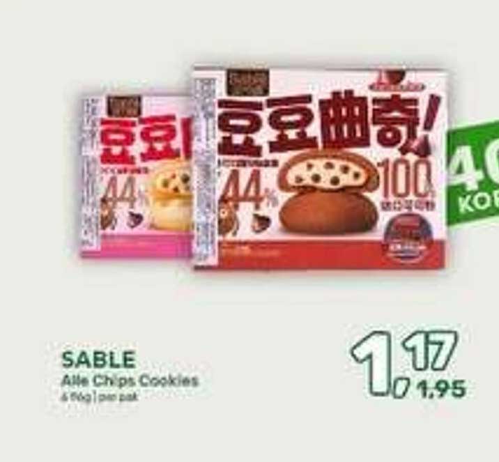 SABLE Ais Chi Pi's Cookies 4 Oodle per pak