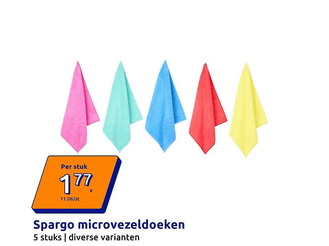 Spargo microvezeldoeken 5 stuks | diverse varianten