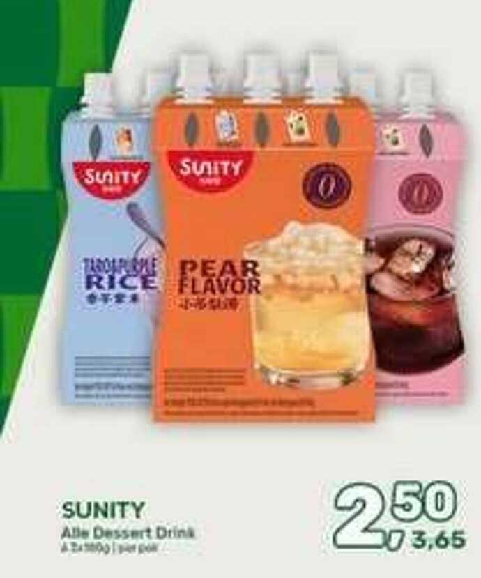SUNITY Alla Dessert Drink 1.25L/300g | per stuk