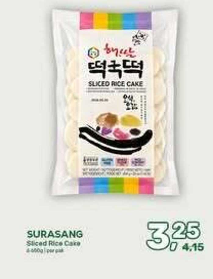 SURASANG Sliced Rice Cake 400g per pak