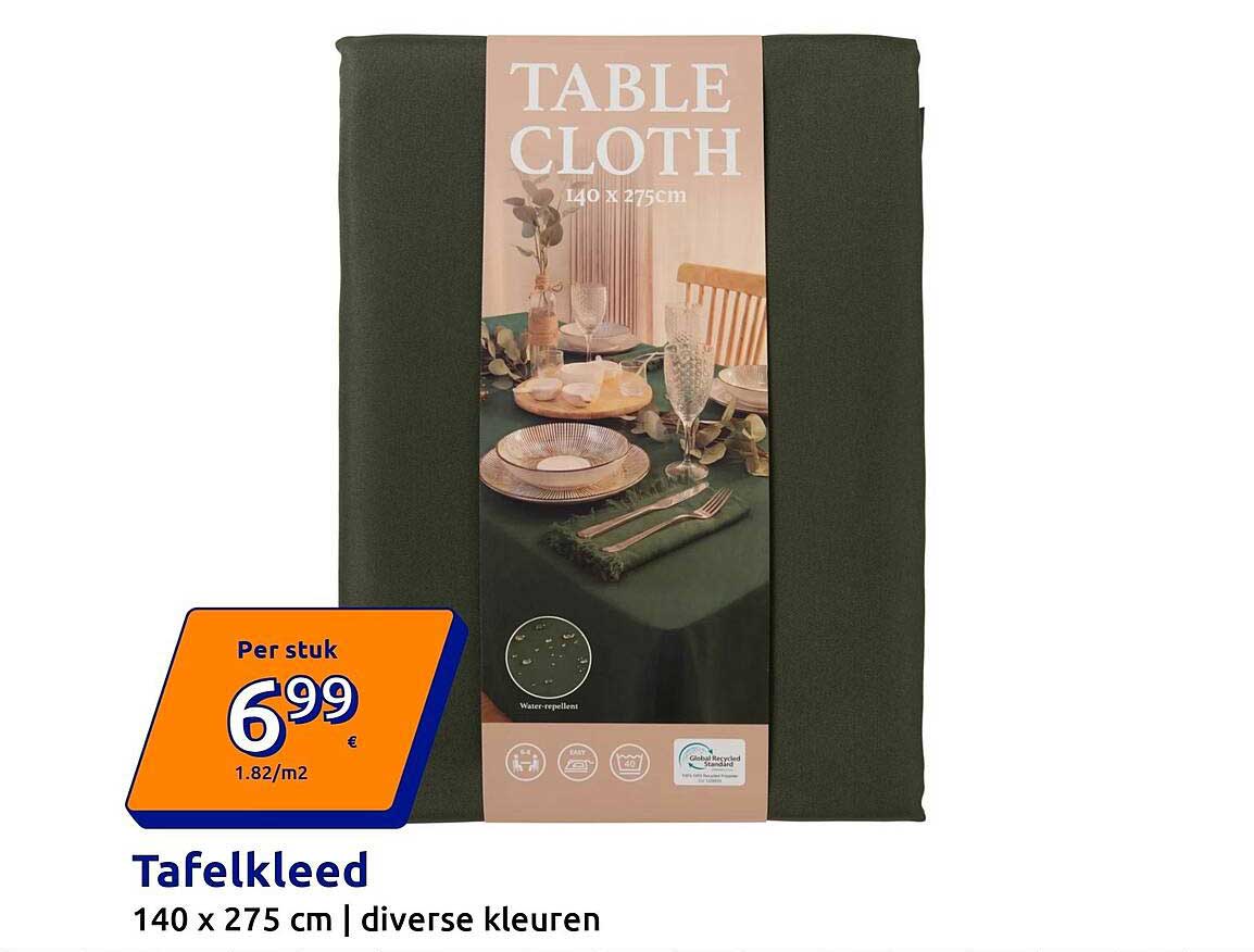 Tafekleed 140 x 275 cm | diverse kleuren