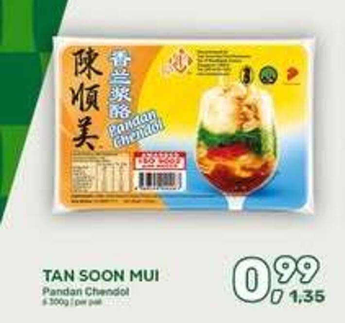 TAN SOON MUI Pandan Chendol 5 x 300 g / 1 liter pak