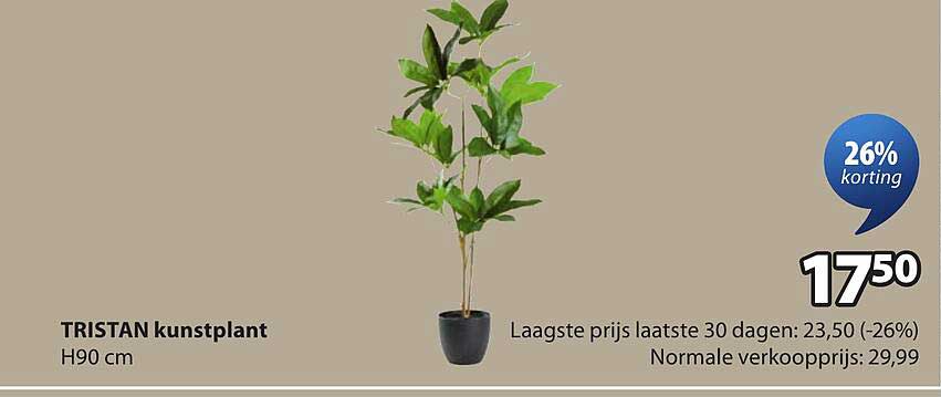 TRISTAN kunstplant H90 cm