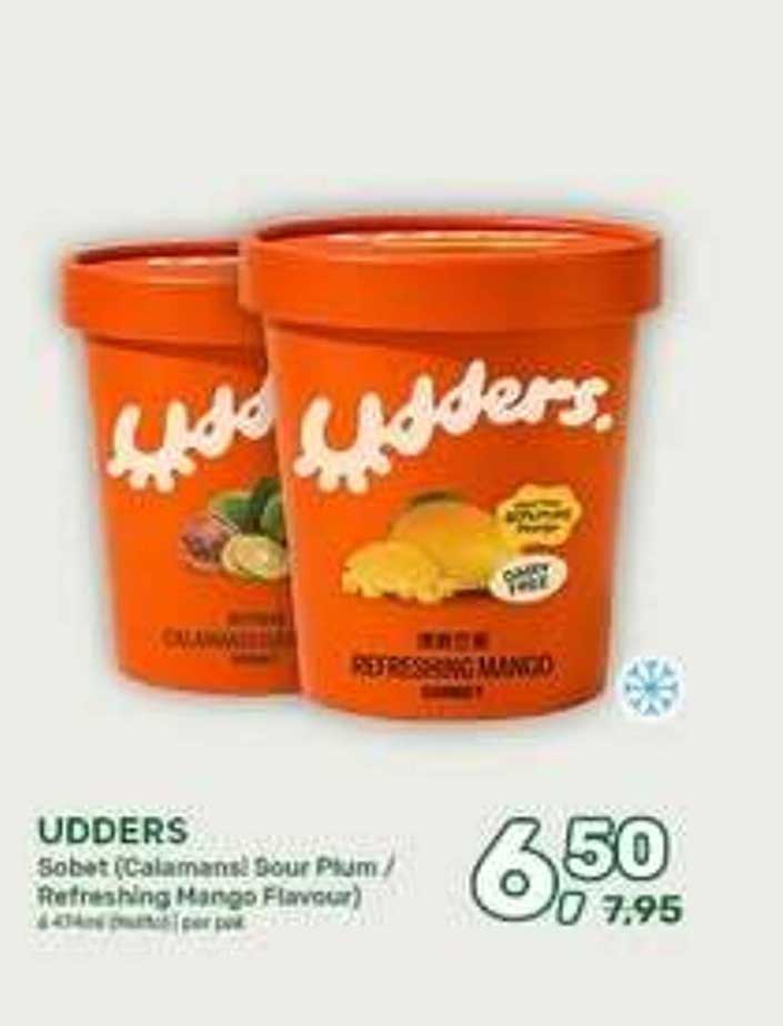 UDDERS Sobet (Calamansi Sour Plum / Refreshing Mango Flavour)