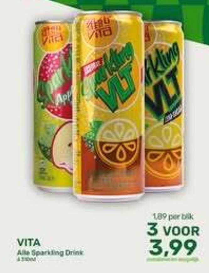 VITA Aloe Sparkling Drink 320ml - 3 voor 3,99