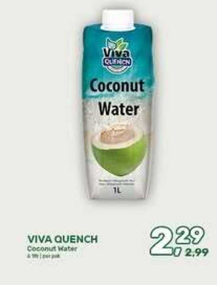 Viva Quench Coconut Water 1L per stuk