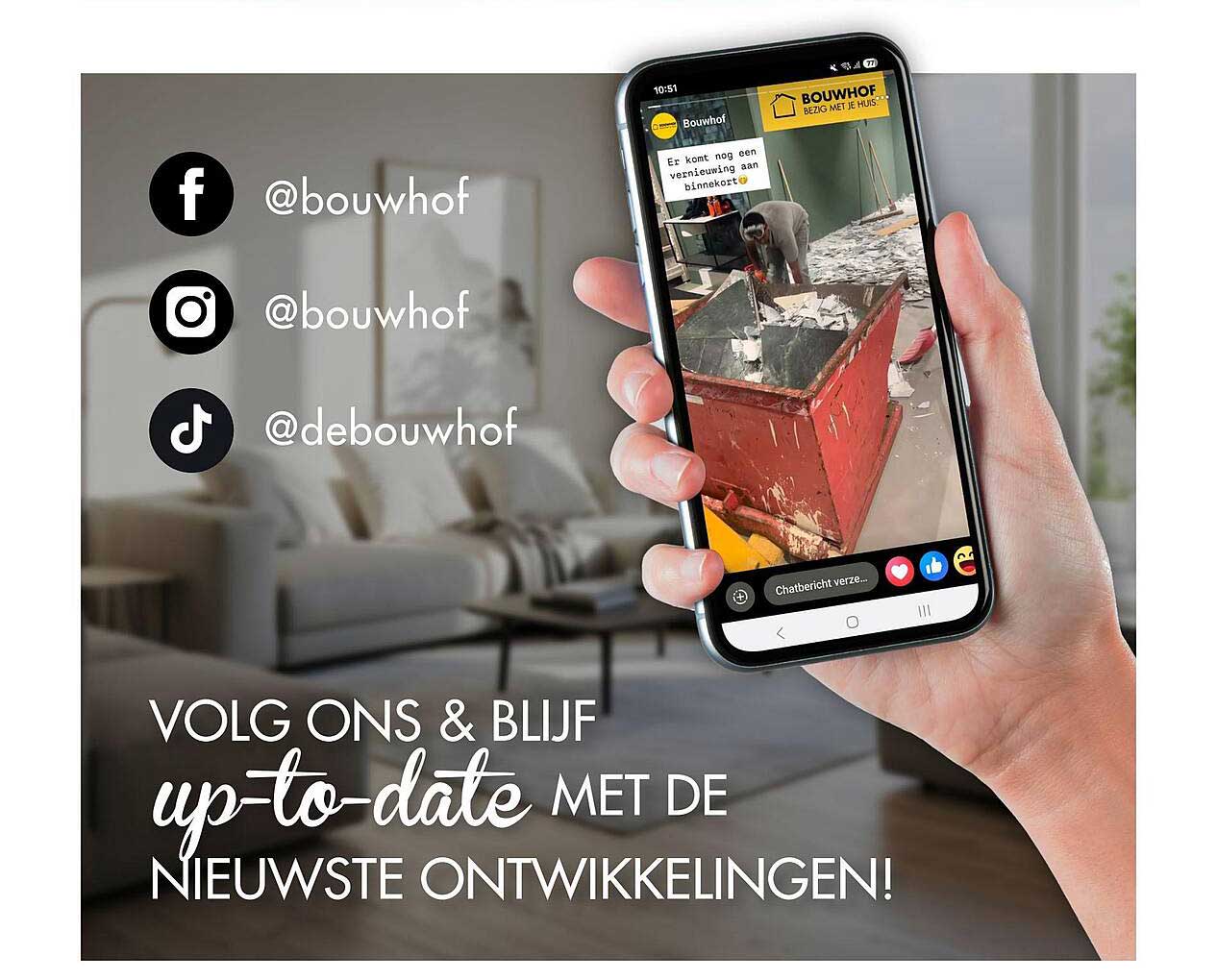 VOLG ONS & BLIJF up-to-date MET DE NIEUWSTE ONTWIKKELINGEN!